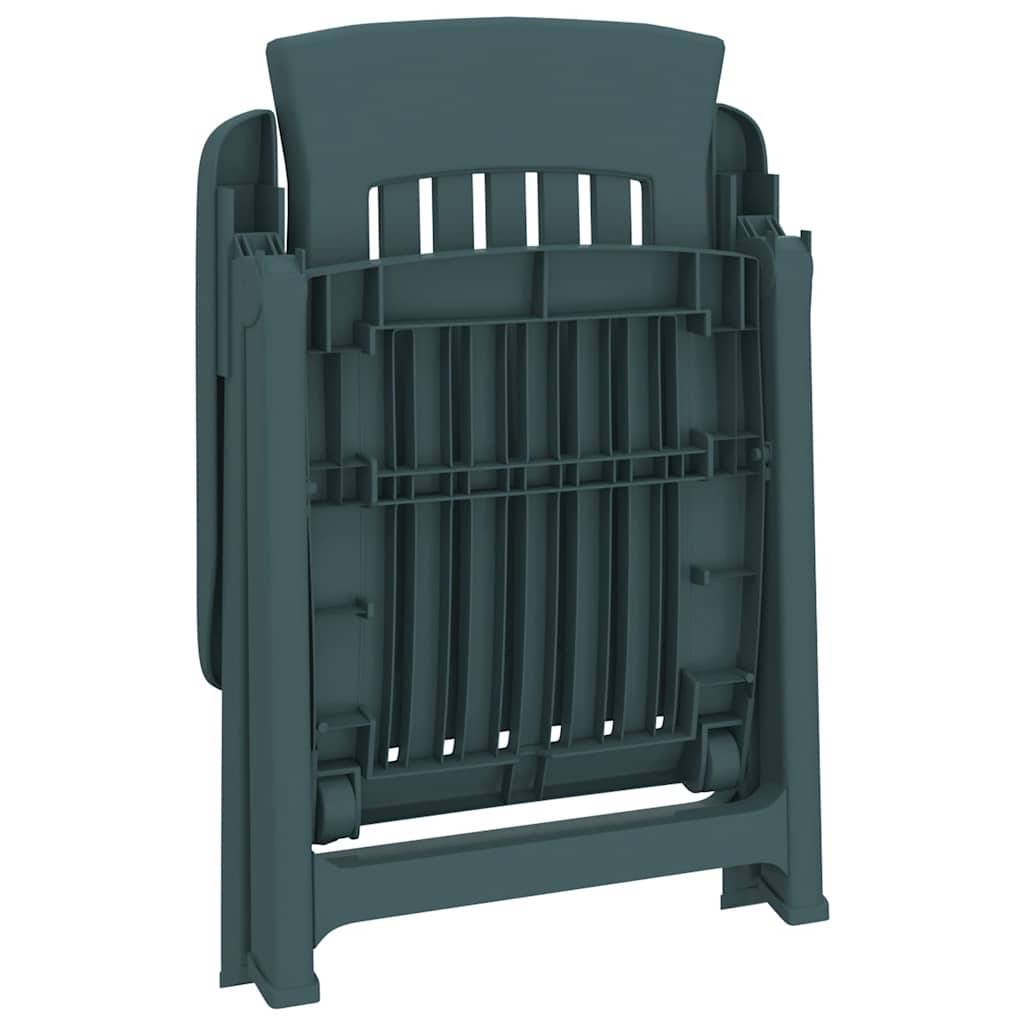 PANGIVO - Chaises inclinables de jardin vert PP 58 x 88 x 92 cm - PANGIVO - Image 6