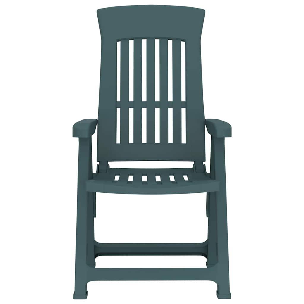 PANGIVO - Chaises inclinables de jardin vert PP 58 x 88 x 92 cm - PANGIVO - Image 4