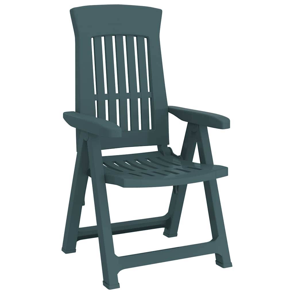 PANGIVO - Chaises inclinables de jardin vert PP 58 x 88 x 92 cm - PANGIVO - Image 5