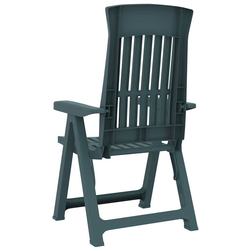 PANGIVO - Chaises inclinables de jardin vert PP 58 x 88 x 92 cm - PANGIVO - Image 8