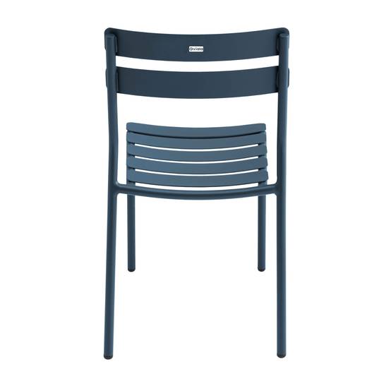 Oviala - Chaise de terrasse en aluminium bleu foncé Almada - Oviala - Image 5