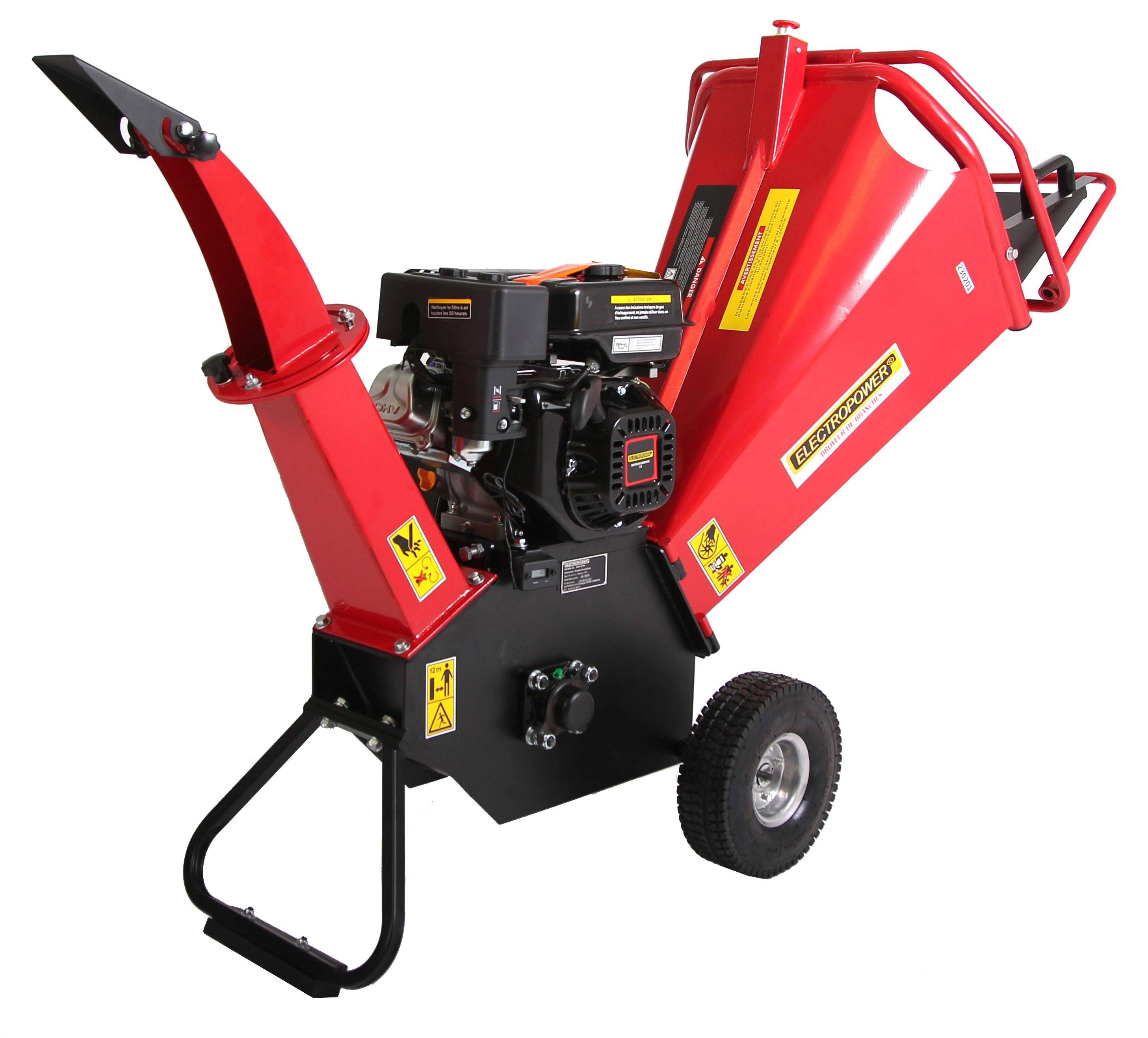 Electropower - Broyeur végétaux thermique 7 CV à rotor coupe 100 mm – Electropower