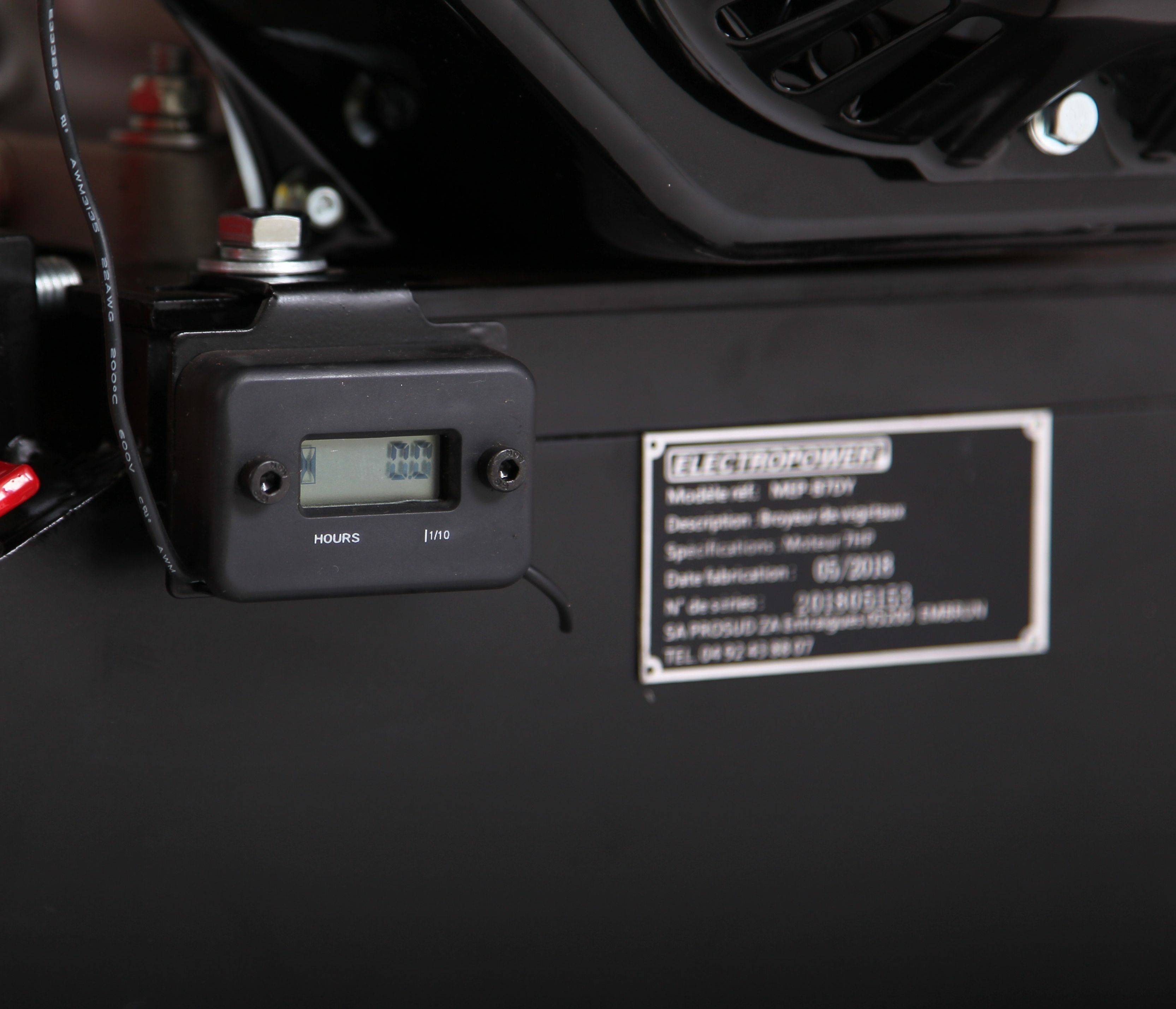 Broyeur végétaux thermique 7 CV à rotor coupe 100 mm – Electropower - Image 4