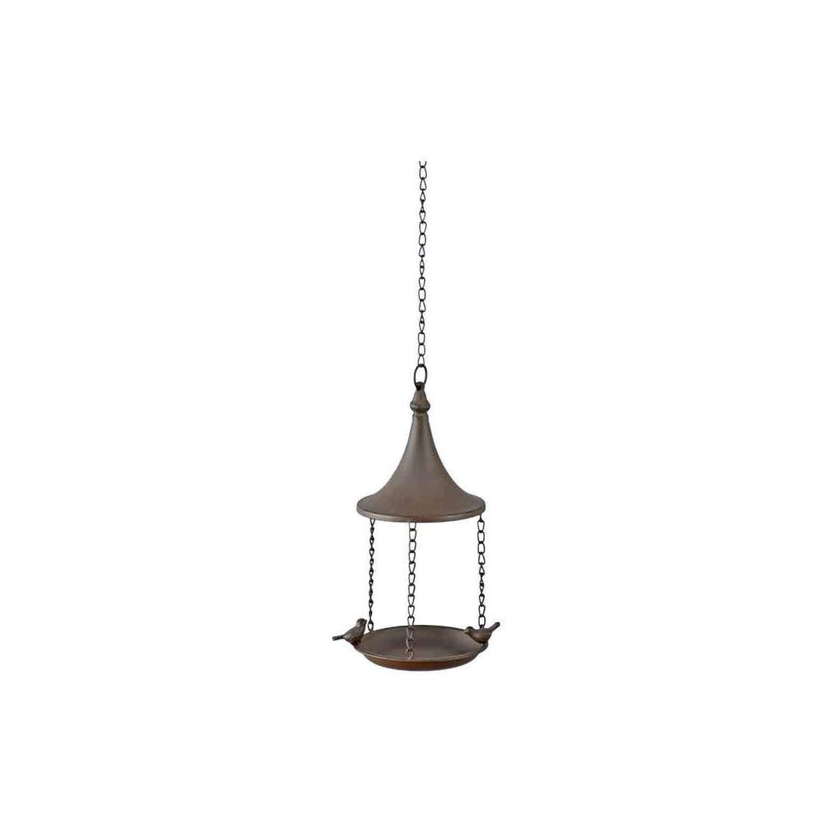La Grande Prairie - Mangeoire oiseaux à suspendre en fer 16 x 66 cm - Image 1