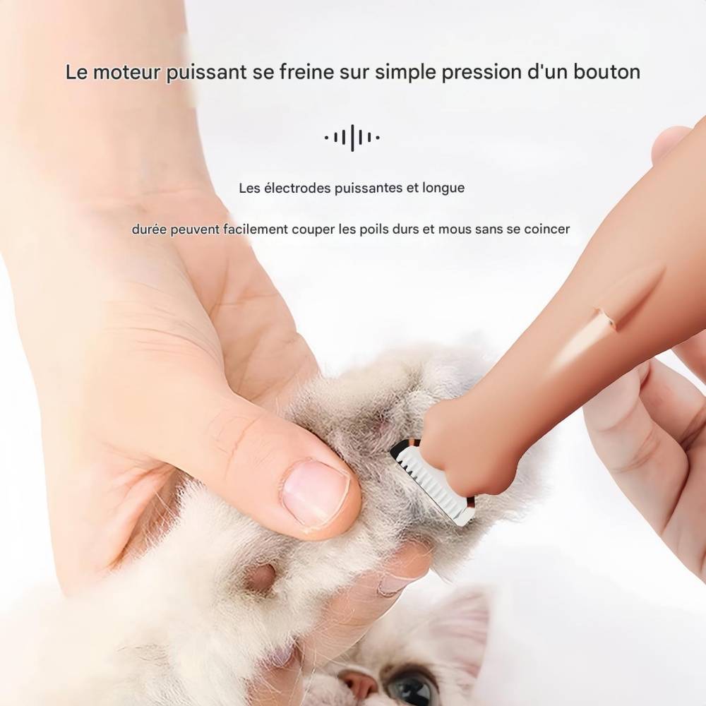 IntiMeg - Rasoir pour les pattes de chien et de chat Blanc IntiMeg - Image 5
