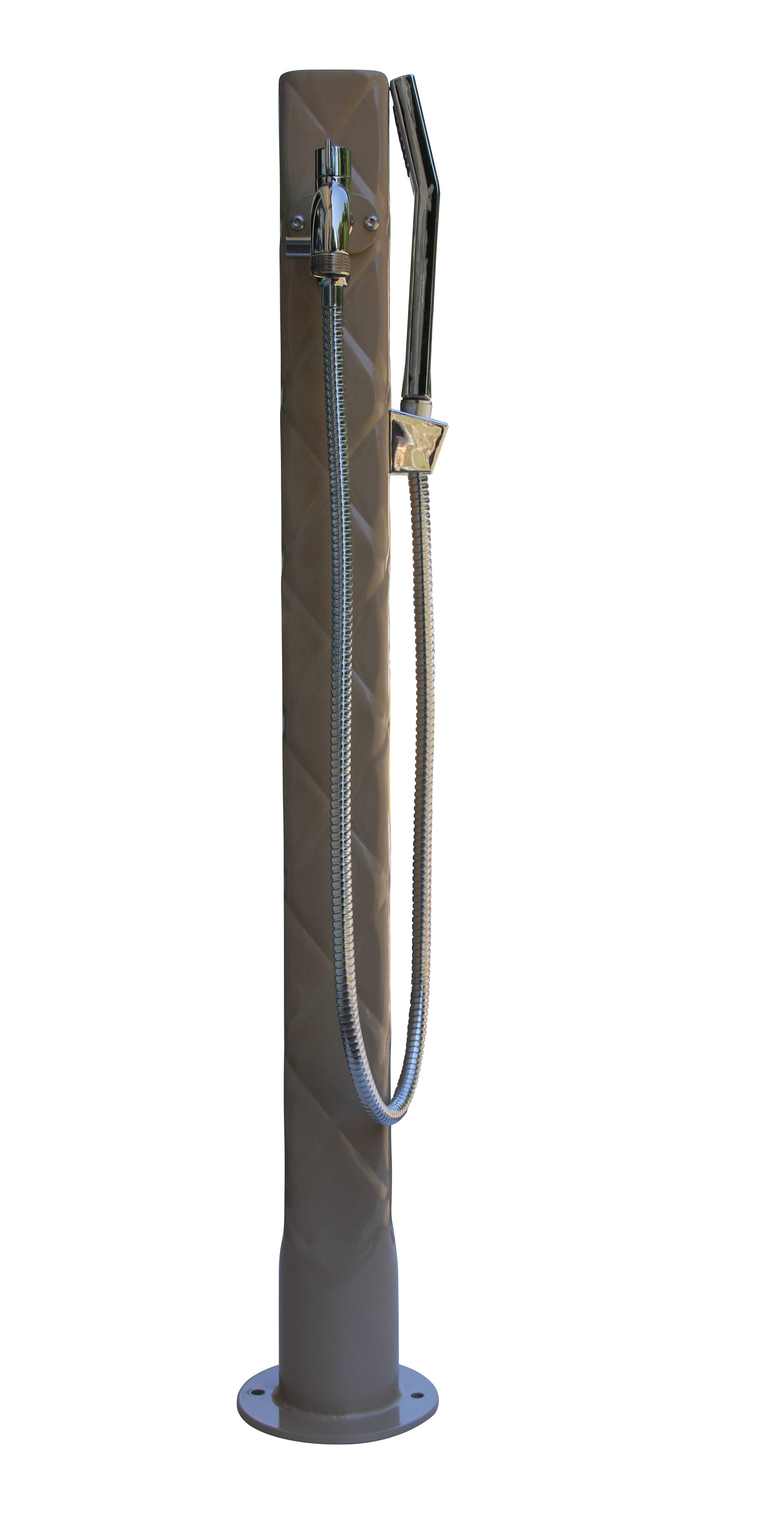 Fontaine borne océane taupe avec douche DOMMARTIN H. 95cm X L. 15cm. - Image 1