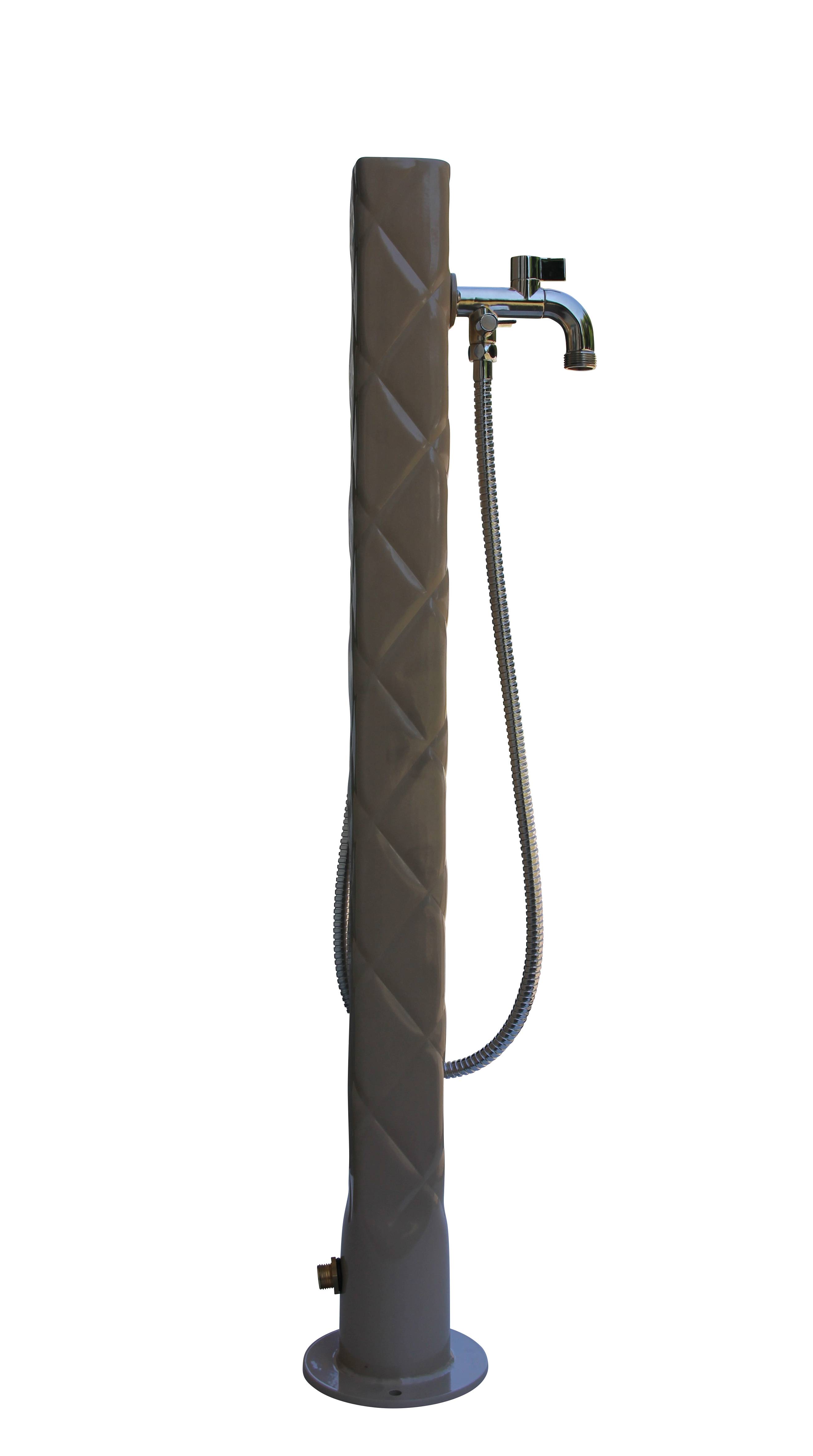 Fontaine borne océane taupe avec douche DOMMARTIN H. 95cm X L. 15cm. - Image 2