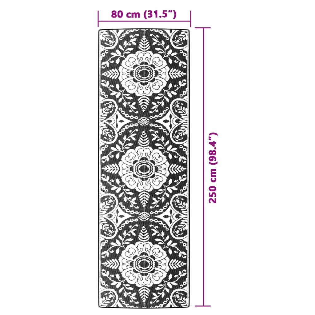 Tapis d'Extérieur Allongé Réversible en PP Anti-UV pour Balcon Rose 80x250 cm – ComfortXL Outdoor Living - Image 6