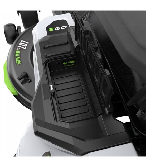 PACK Tondeuse Autoportée à Virage Zéro ZT4201ES, avec volant, 5 batteries de 10Ah et chargeur mural - Image 7