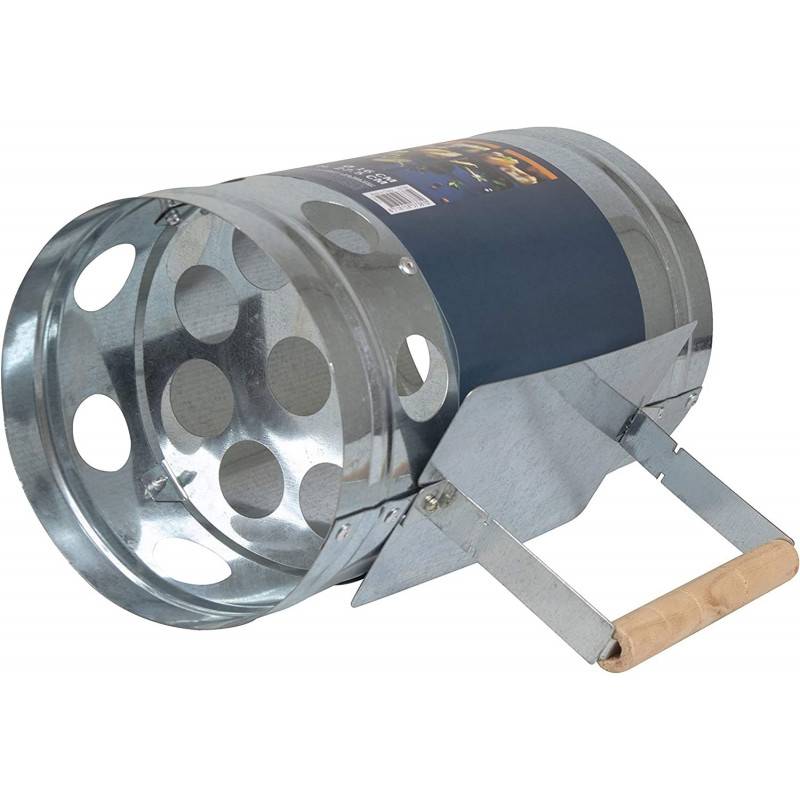 Cheminée d'allumage à charbon - Starter barbecue D 16 x H 27.5 cm - Image 3