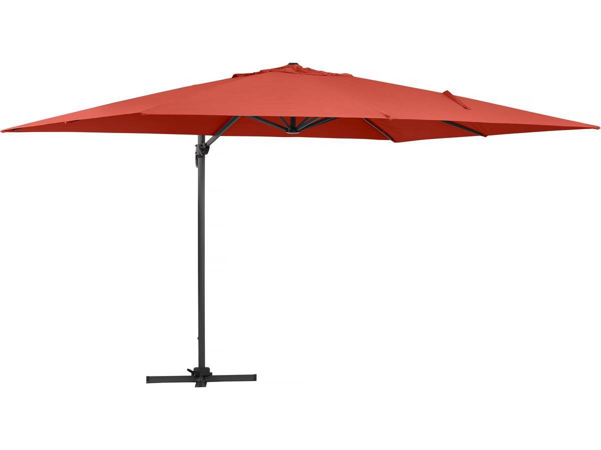 Habitat Et Jardin - Parasol Déporté "sun 4" - 3 X 4 M - Rouge -habitat Et Jardin - Image 3