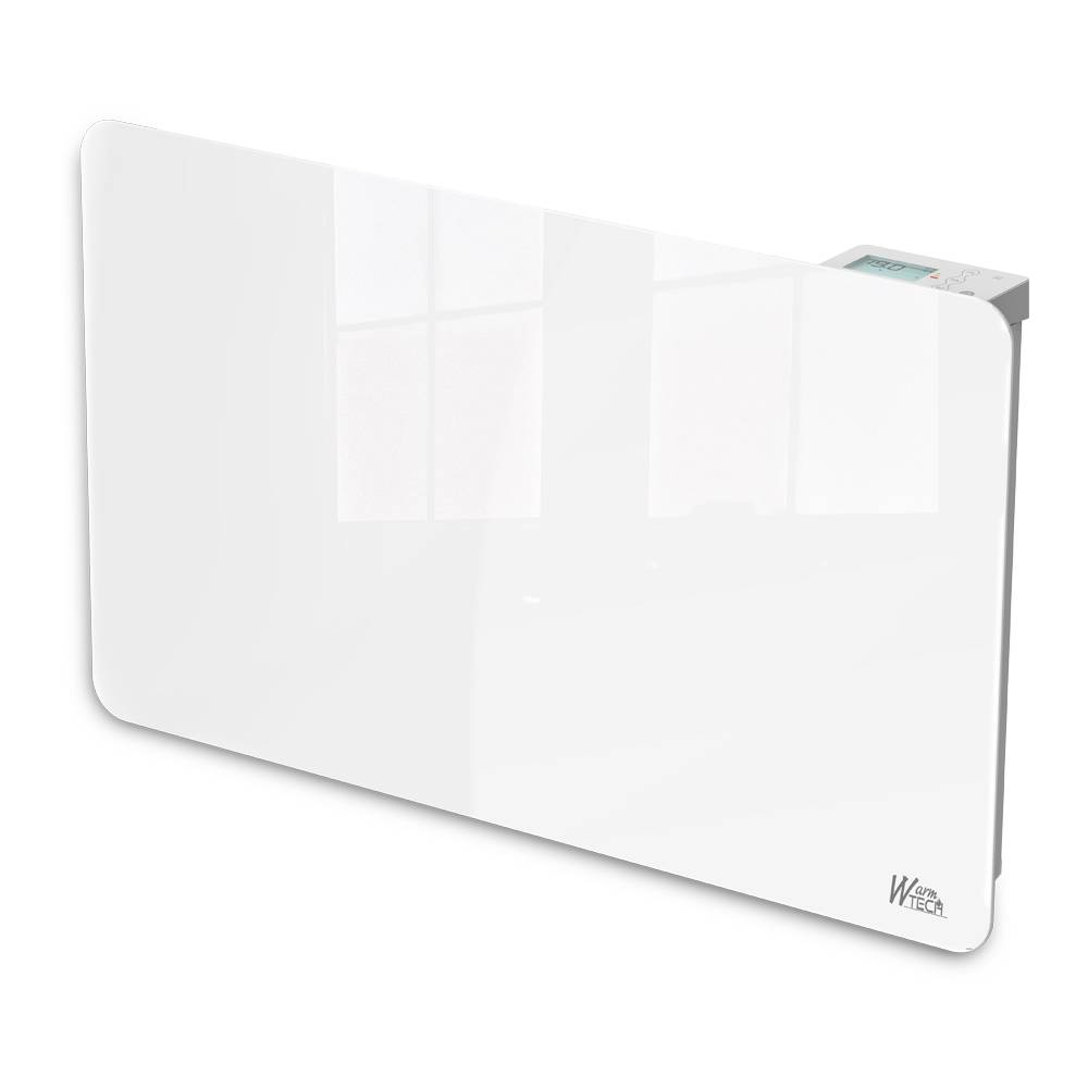 Radiateur inertie céramique avec façade en verre 1500 W - IP24 - NF - Fil pilote 6 ordres - Image 1