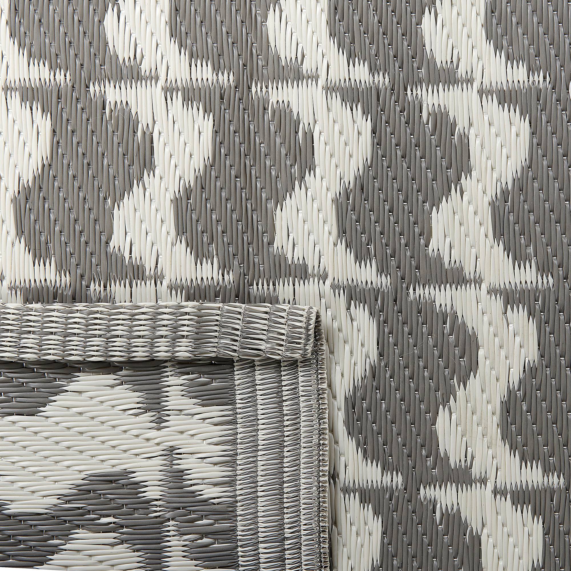Beliani - Tapis d'extérieur Polypropylène Gris TUMKUR - Beliani - Image 4