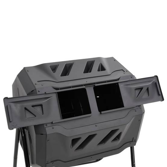 Bac à compost plastique noir 73 x 64 x 95 cm - PANGIVO - Image 6