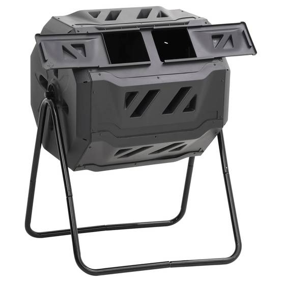 Bac à compost plastique noir 73 x 64 x 95 cm - PANGIVO - Image 4