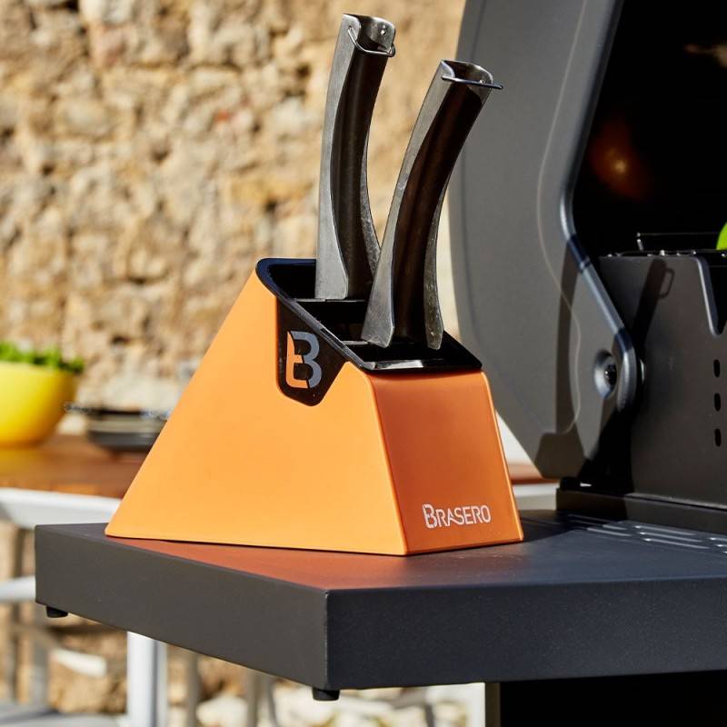 Brasero - Barbecue gaz Spring II – BRASERO BY FAVEX – 3 brûleurs 9,95 kW – Grille & plancha fonte – EASY CLEAN™ – Jusqu'à 10 convives - Image 10
