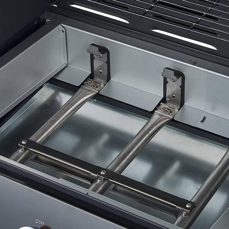 Brasero - Barbecue gaz Spring II – BRASERO BY FAVEX – 3 brûleurs 9,95 kW – Grille & plancha fonte – EASY CLEAN™ – Jusqu'à 10 convives - Image 8