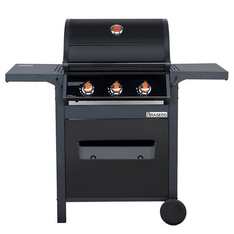Brasero - Barbecue gaz Spring II – BRASERO BY FAVEX – 3 brûleurs 9,95 kW – Grille & plancha fonte – EASY CLEAN™ – Jusqu'à 10 convives - Image 3