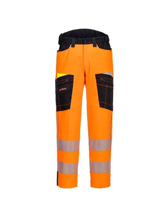 Pantalon De Travail Stretch Dx4 Hv - Taille 56 - Orange/noir - Portwest