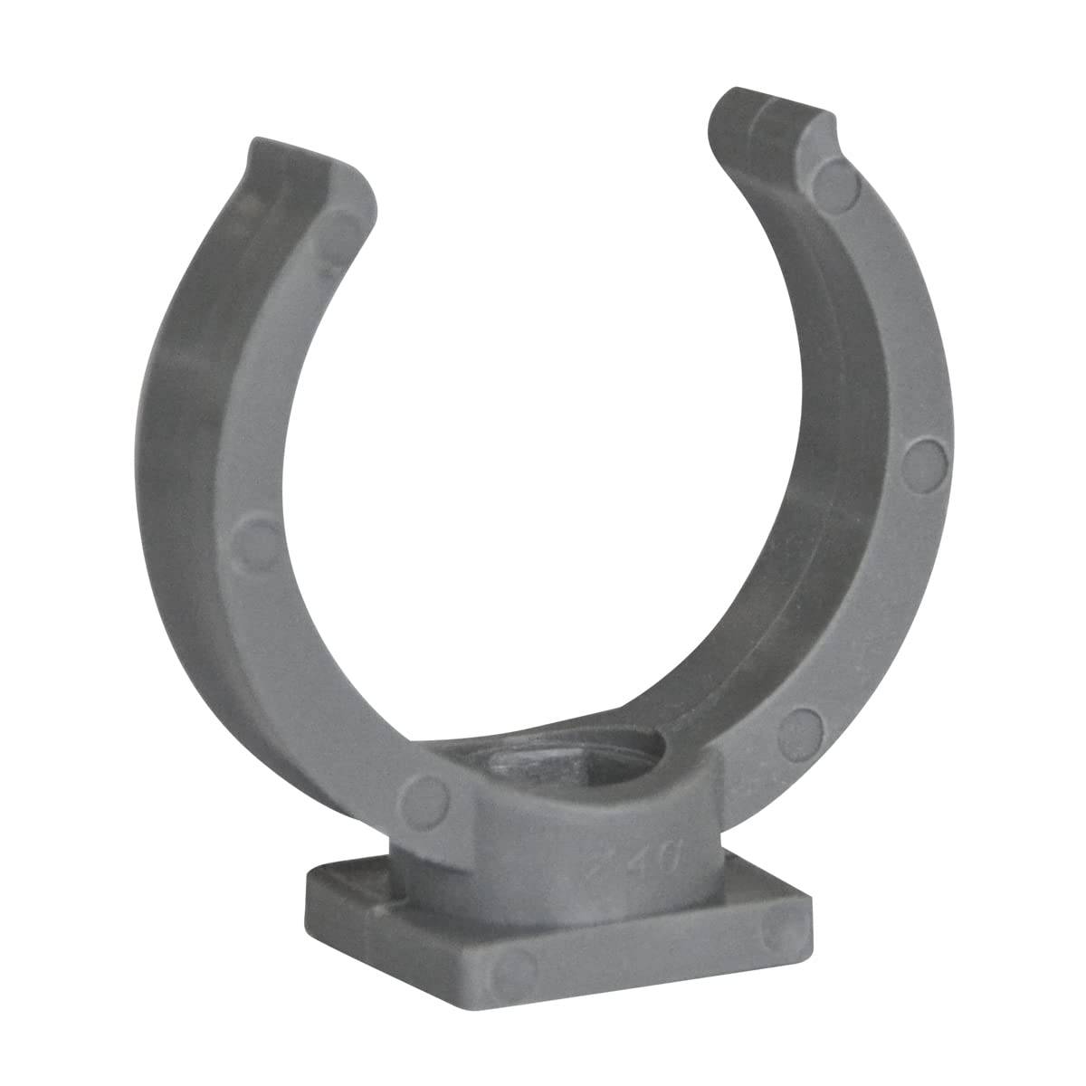 Jardibric - Jardibric - Colliers Lyre - Sachet de 5 (Ø40) - Fixation Durable pour Gouttières et Systèmes de Drainage