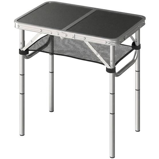 Table pliante aluminium blanc 60 x 40 x 60 cm - PANGIVO - Image 2