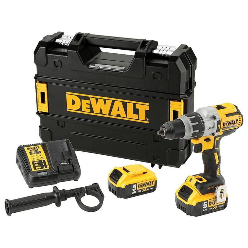 Perceuse à percussion18V XRP - DEWALT - avec 2 batteries 18V 5.0Ah - Chargeur - coffret TSTAK - DCD996P2 - Image 1