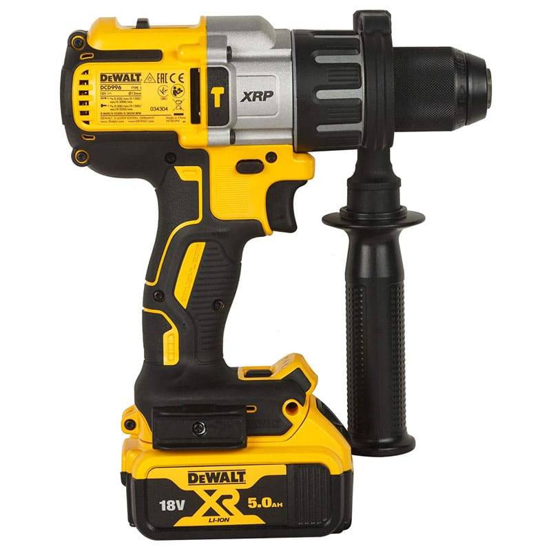 Perceuse à percussion18V XRP - DEWALT - avec 2 batteries 18V 5.0Ah - Chargeur - coffret TSTAK - DCD996P2 - Image 3