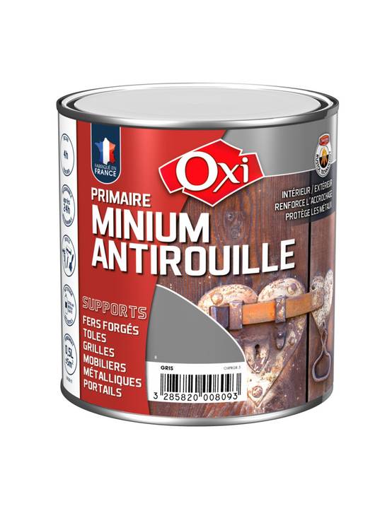 Minium Gris Oxi 250ml Primaire Anti-corrosion - Générique - Image 1