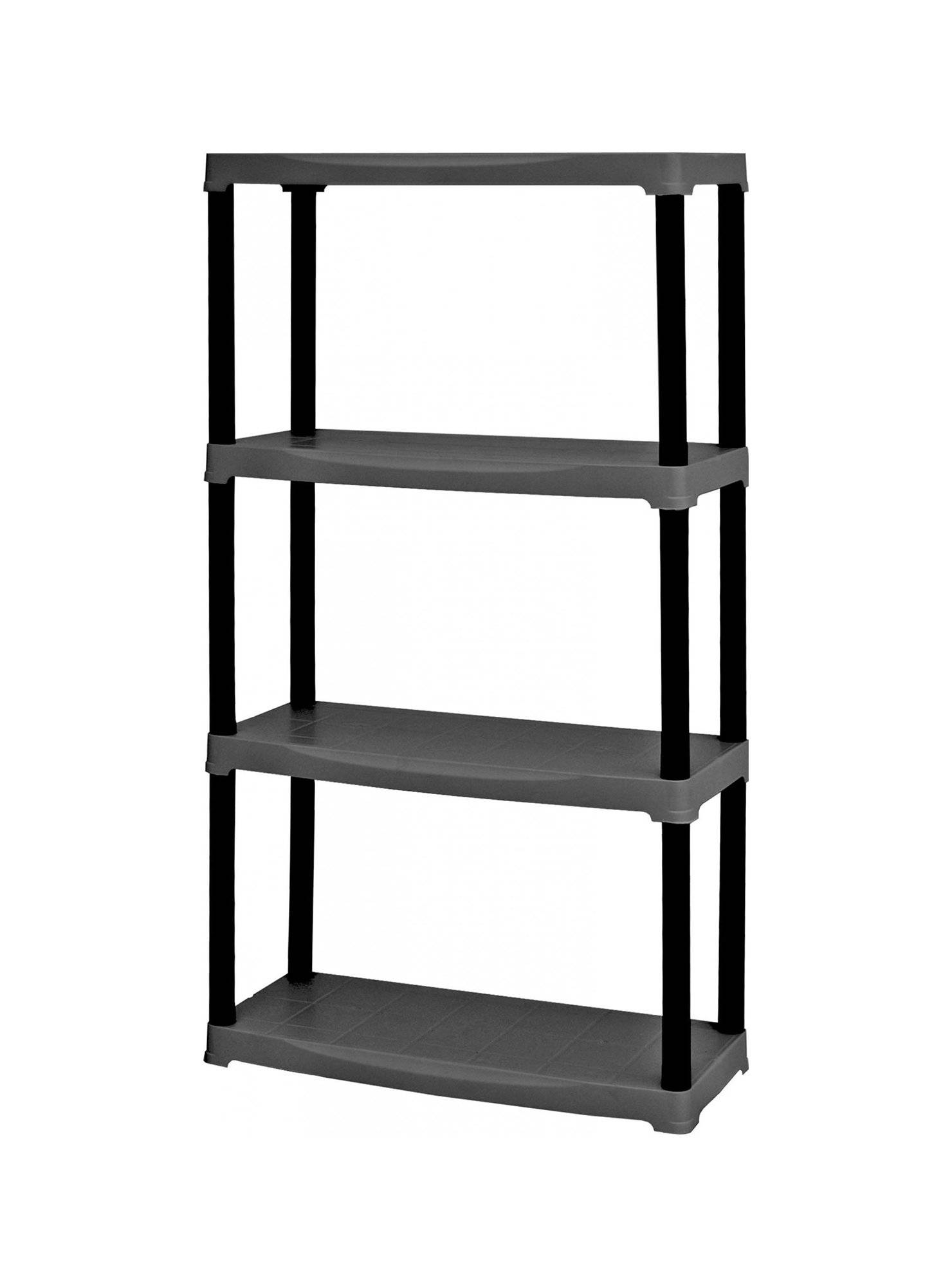 Dmora - Armoire d'extérieur Ostenda, Étagère extérieure, Armoire de balcon polyvalente, Armoire d'extérieur, Anthracite, 70x30h133 cm - Dmora - Image 4