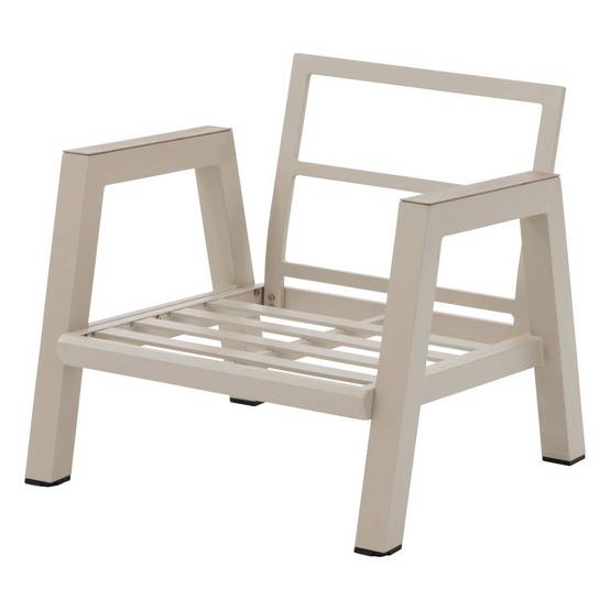 Hesperide - Fauteuil de salon de jardin "Axiome" argile aluminium et texaline et polyester Hespéride - Image 2