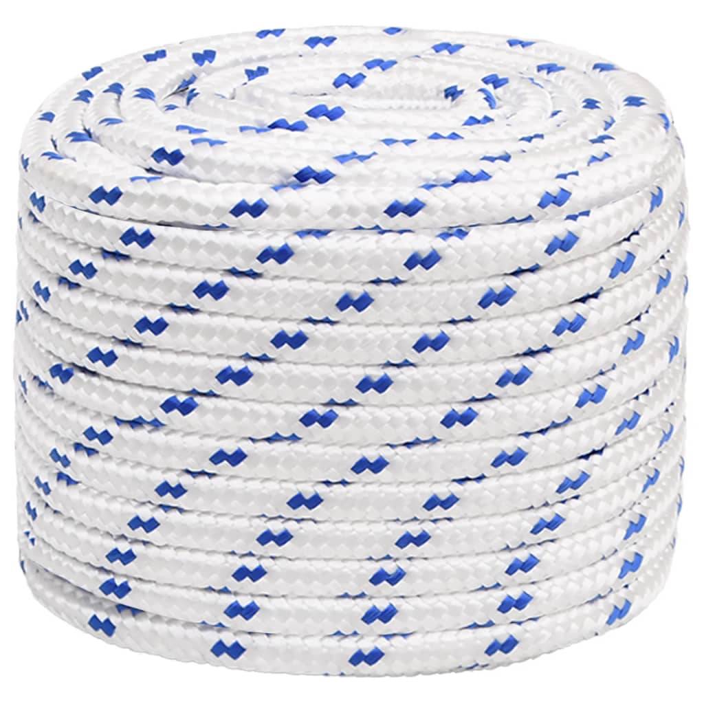 Corde de bateau Blanc 16 mm 25 m Polypropylène Maison Chic