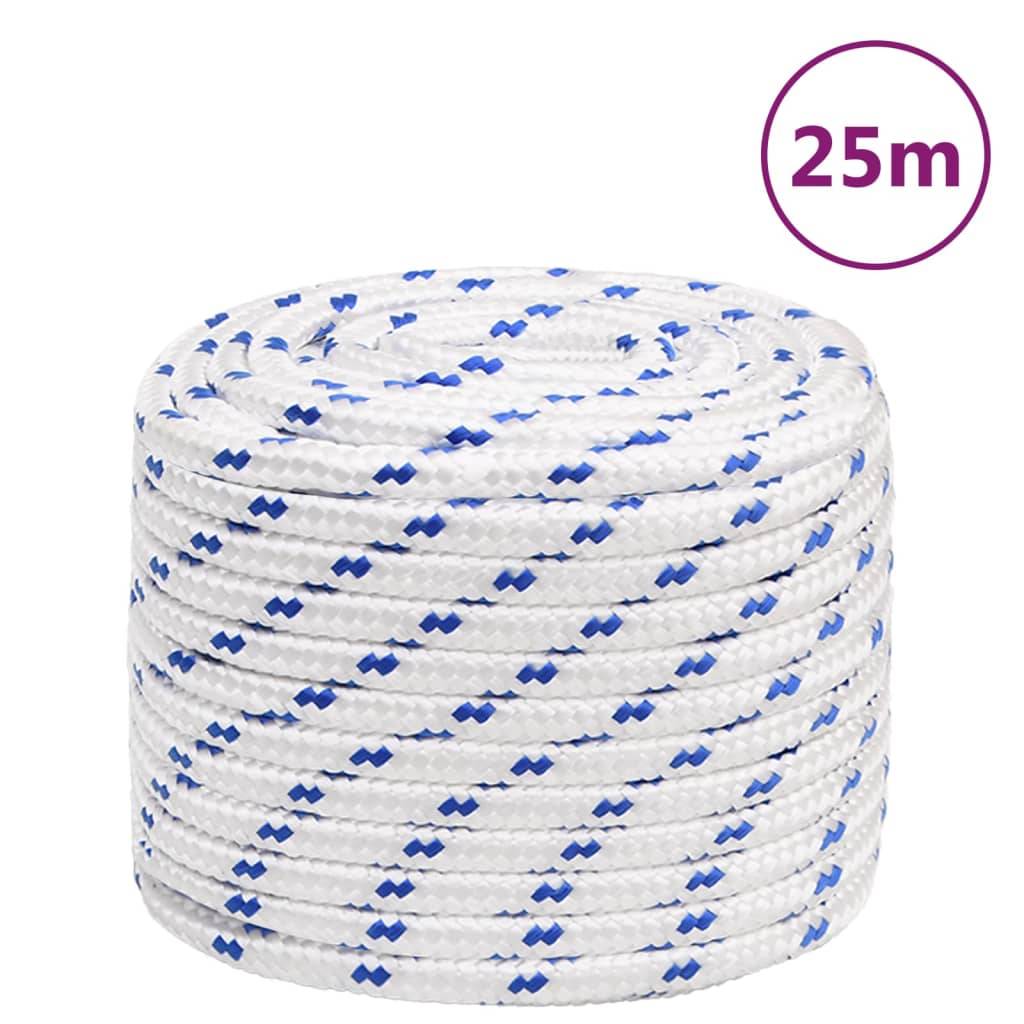 Corde de bateau Blanc 16 mm 25 m Polypropylène Maison Chic - Image 2