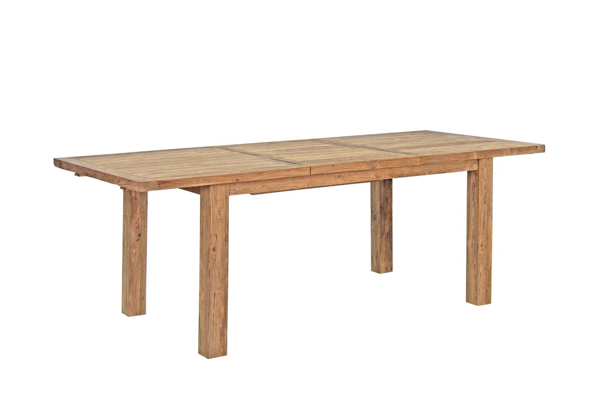Autre - Table de jardin extensible en teck recyclé L160/220 - SAINT MALO - Image 5