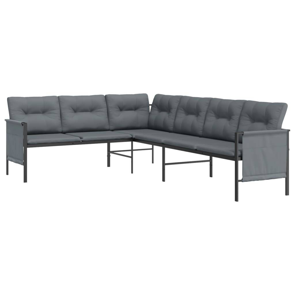 Vidaxl - Salon de jardin 2 pcs anthracite acier vidaXL 3187261 - Image 8