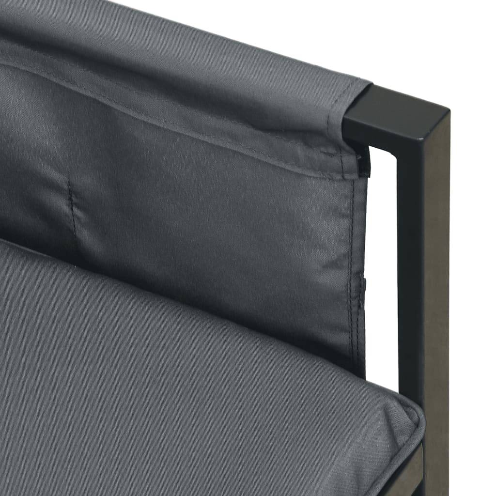 Vidaxl - Salon de jardin 2 pcs anthracite acier vidaXL 3187261 - Image 5