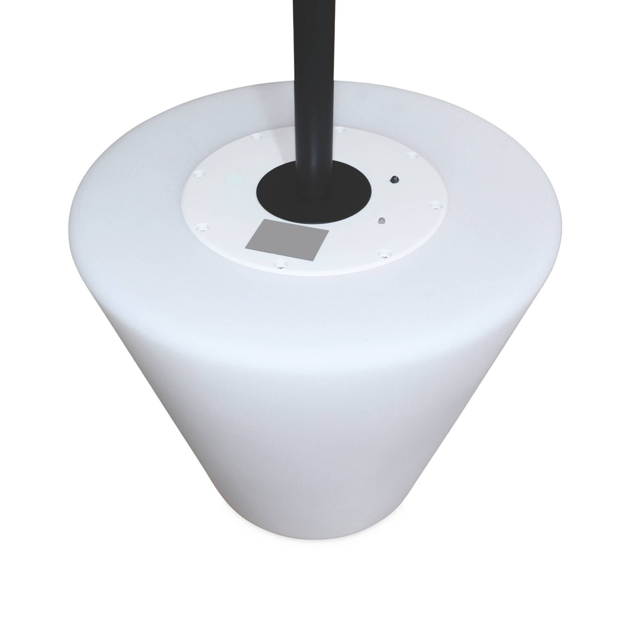 sweeek - Lampadaire extérieur 150 cm LAMPADA XL LED hybride . lampe multicolore sur pied. luminaire design à batterie. solaire. télécommandé | sweeek - Image 7