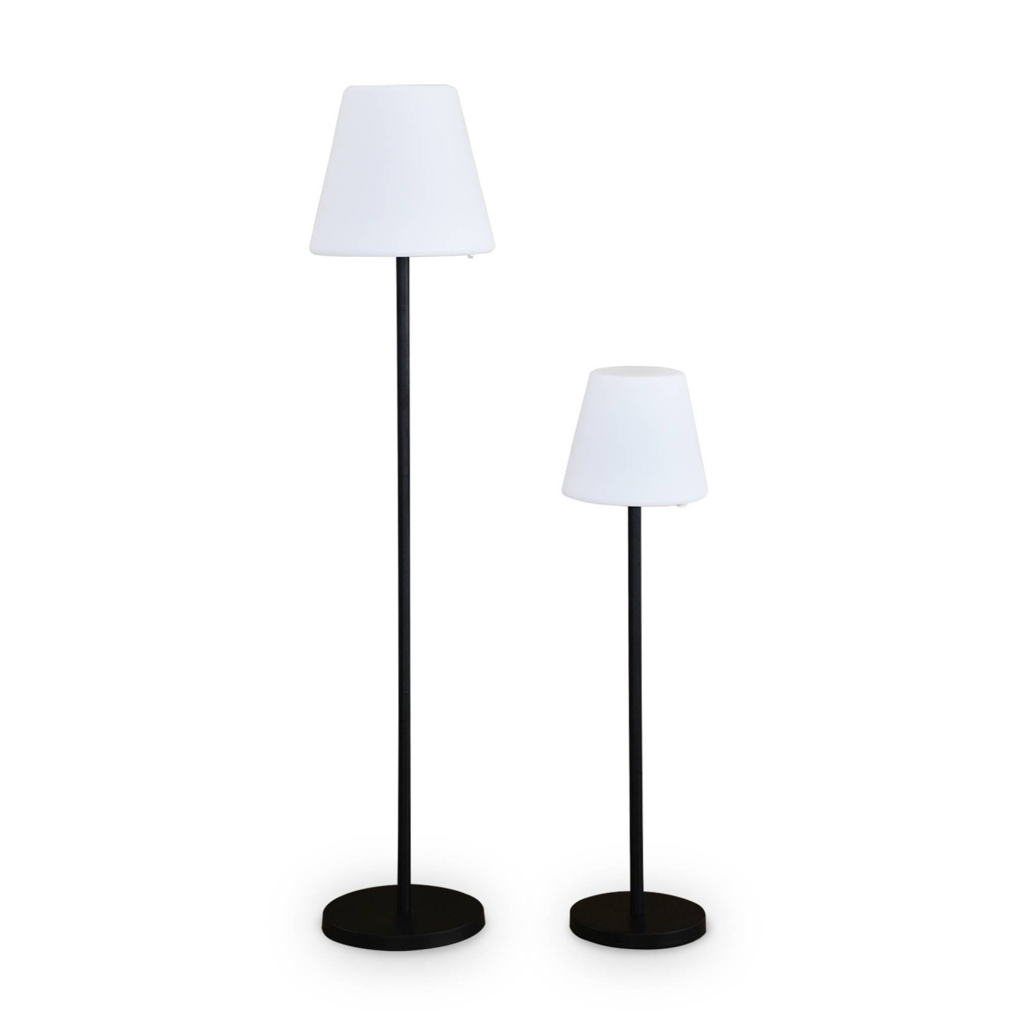 sweeek - Lampadaire extérieur 150 cm LAMPADA XL LED hybride . lampe multicolore sur pied. luminaire design à batterie. solaire. télécommandé | sweeek - Image 6