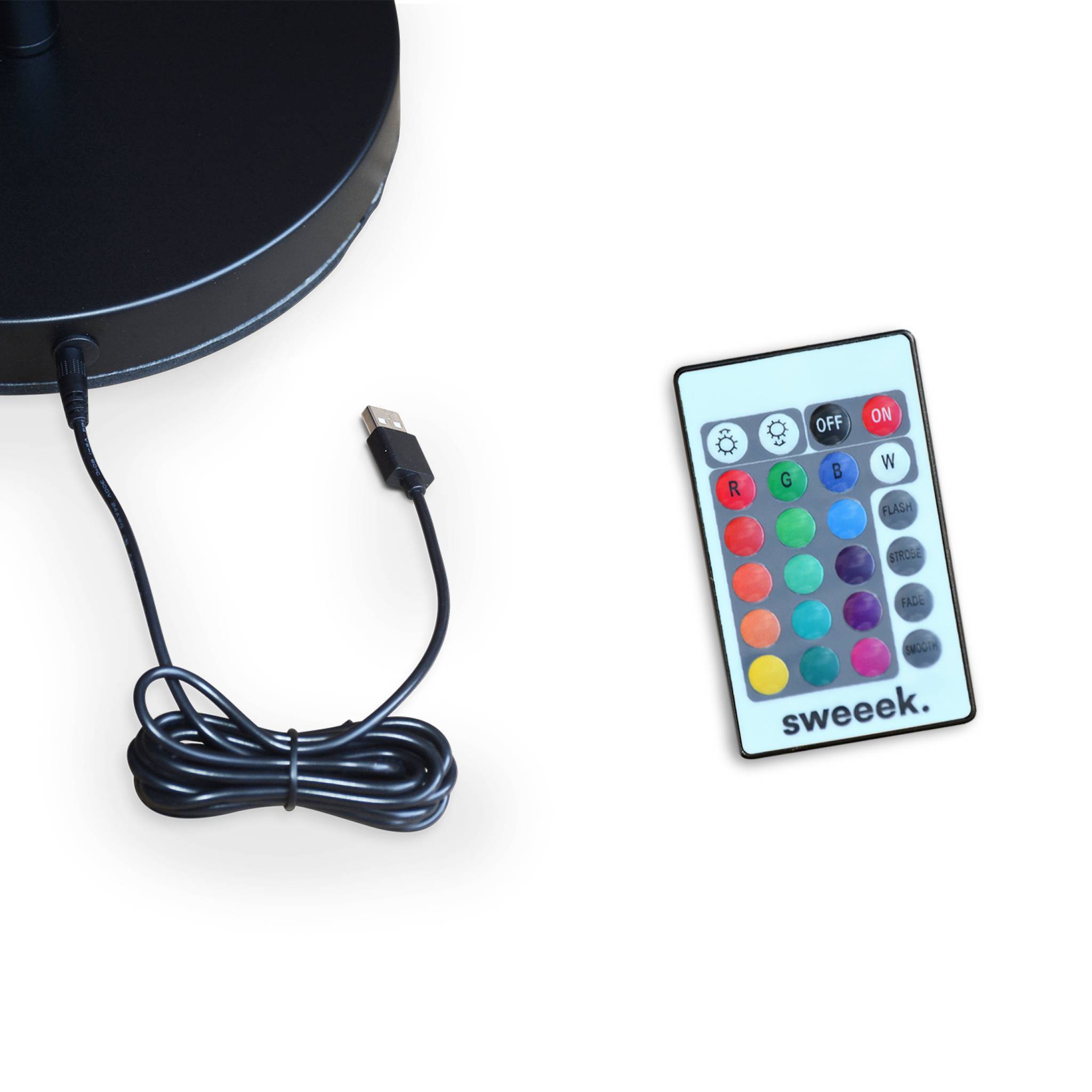 sweeek - Lampadaire extérieur 150 cm LAMPADA XL LED hybride . lampe multicolore sur pied. luminaire design à batterie. solaire. télécommandé | sweeek - Image 5