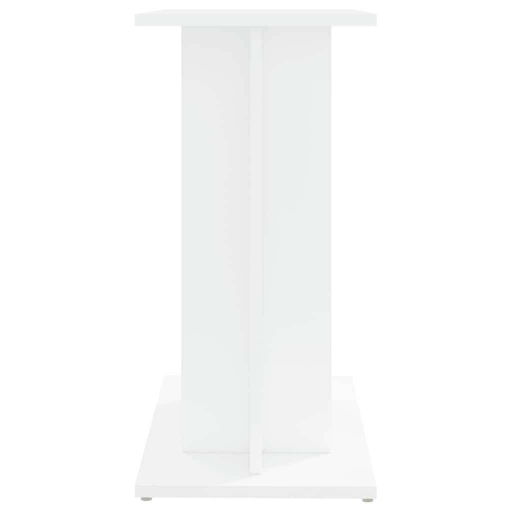 Meuble Aquarium Bois d'Ingénierie Support de Rangement Stable 60x30x60 cm Blanc - ComfortXL Outdoor Living - Image 6