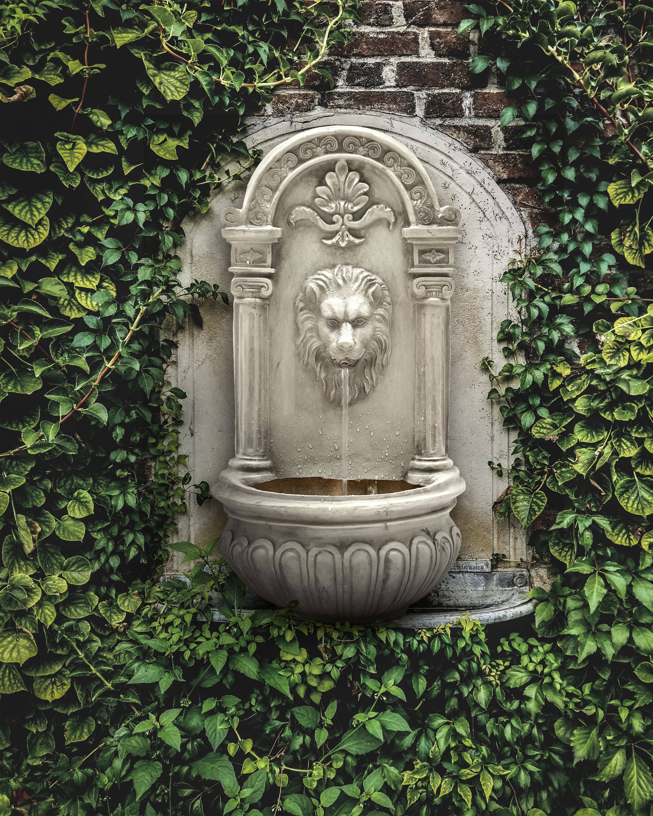 Beliani - Fontaine décorative Résine Beige clair MARMORE - Beliani - Image 1