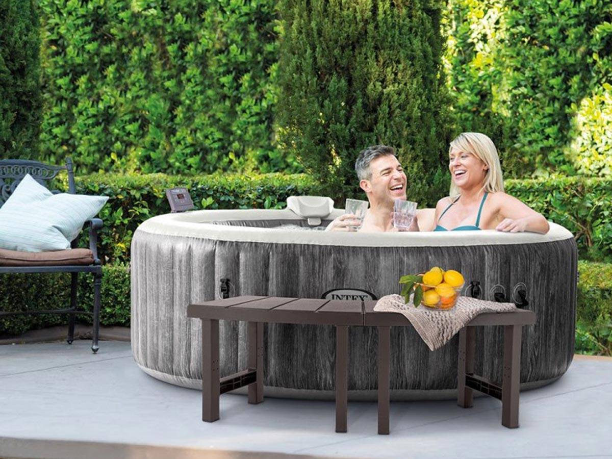 Entourage 2 pièces pour spa gonflable PureSpa rond 4 places - Intex - Image 6