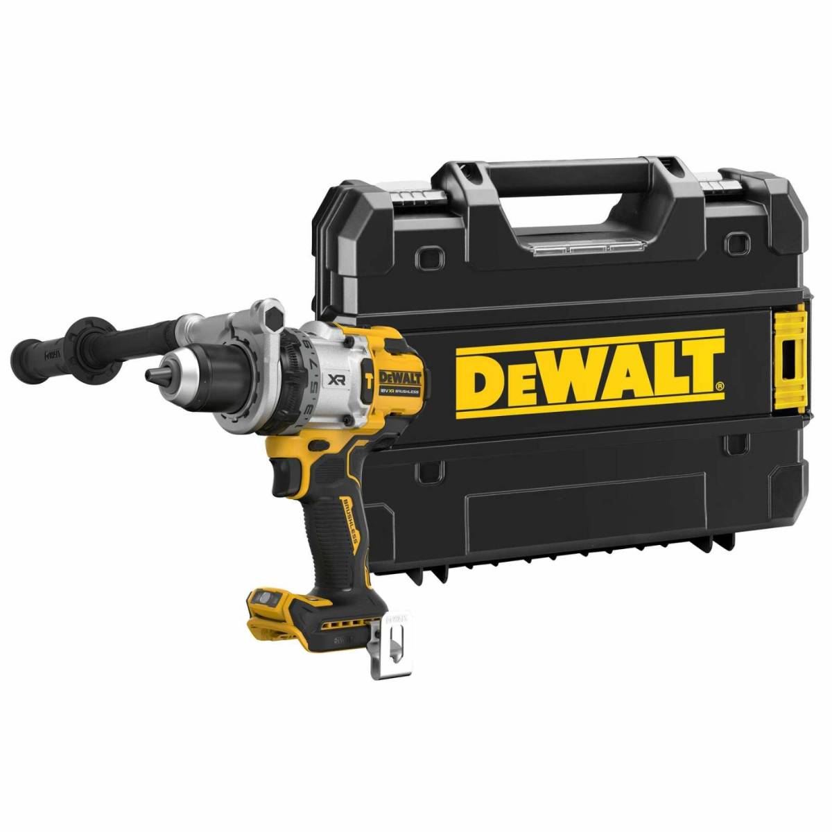 Dewalt - Perceuse, visseuse à percussion 18V brushless - DEWALT - sans batterie , ni chargeur - coffret - DCD1007NT-XJ - Image 1