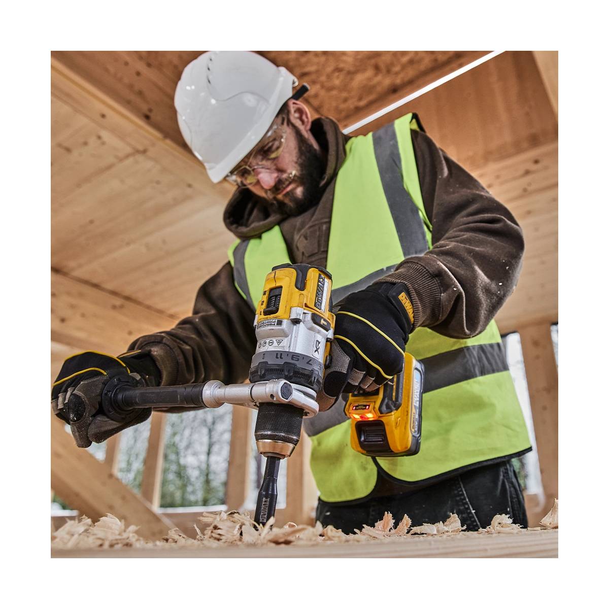 Dewalt - Perceuse, visseuse à percussion 18V brushless - DEWALT - sans batterie , ni chargeur - coffret - DCD1007NT-XJ - Image 8