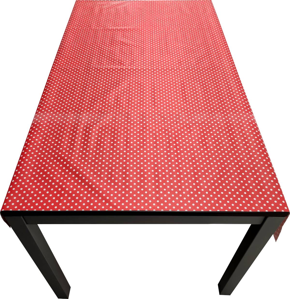 Nappe Composition PVC Base Polyester Anti-taches À Pois Taille 140X140 CM - Image 2