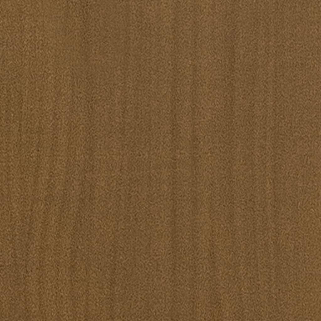 Jardinière d'extérieur bois de pin marron miel 31 x 31 x 70 cm - PANGIVO - Image 6