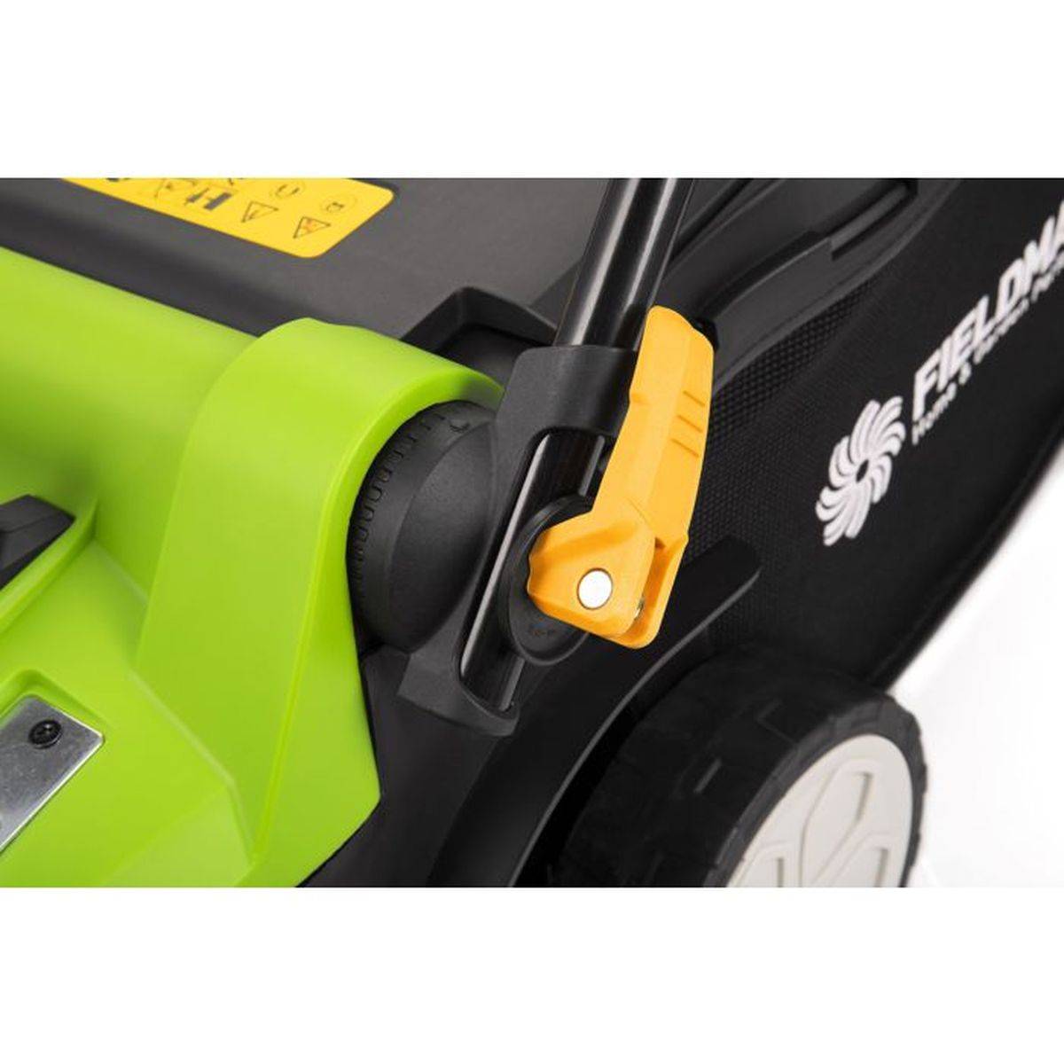 Tondeuse à gazon sans fil 20 V 37 cm, mulching, hauteur réglable 75 mm - Fieldmann - Image 8