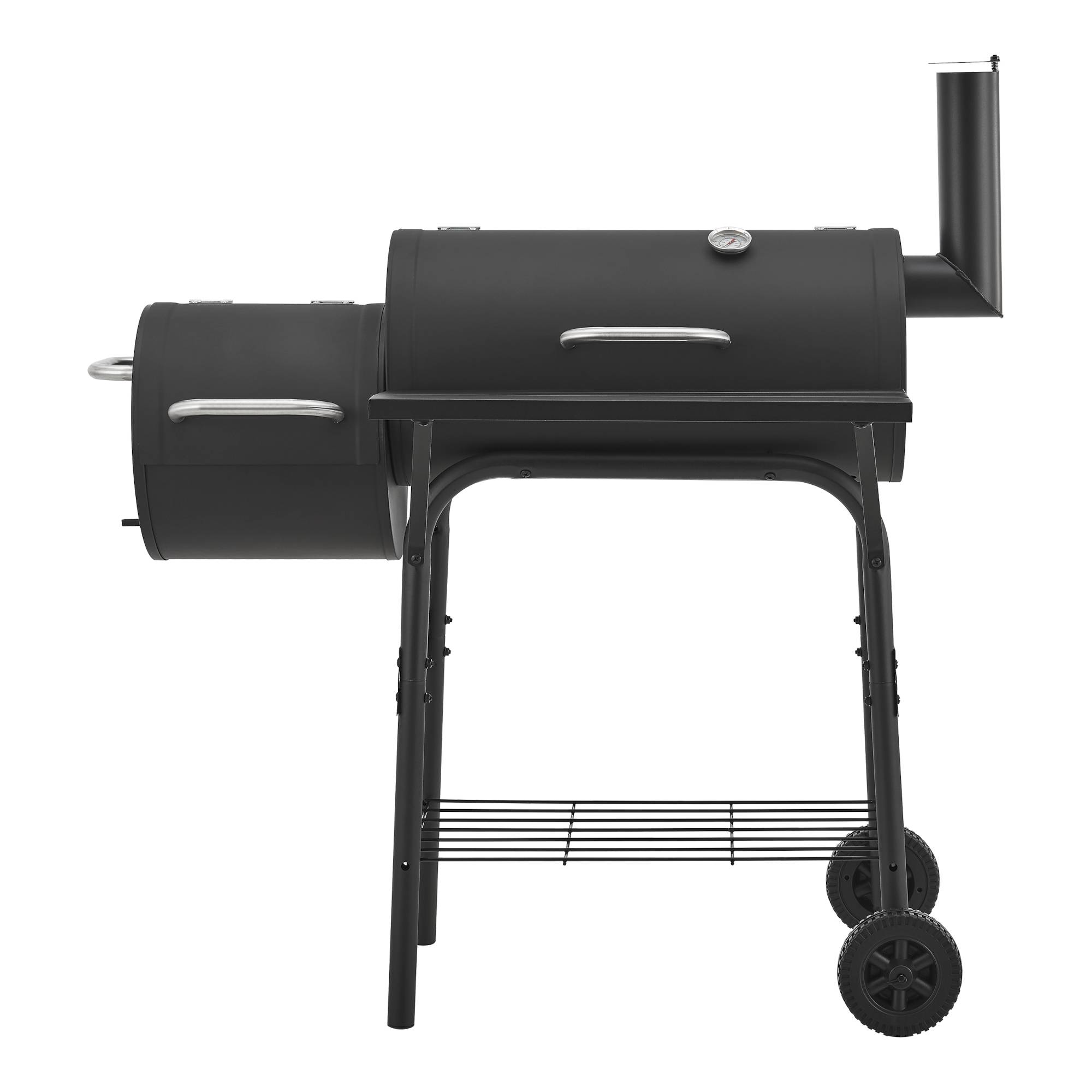 Casa.Pro - Barbecue fumoir Arielli 115 x 110 x 64 cm noir casa.pro - Image 3