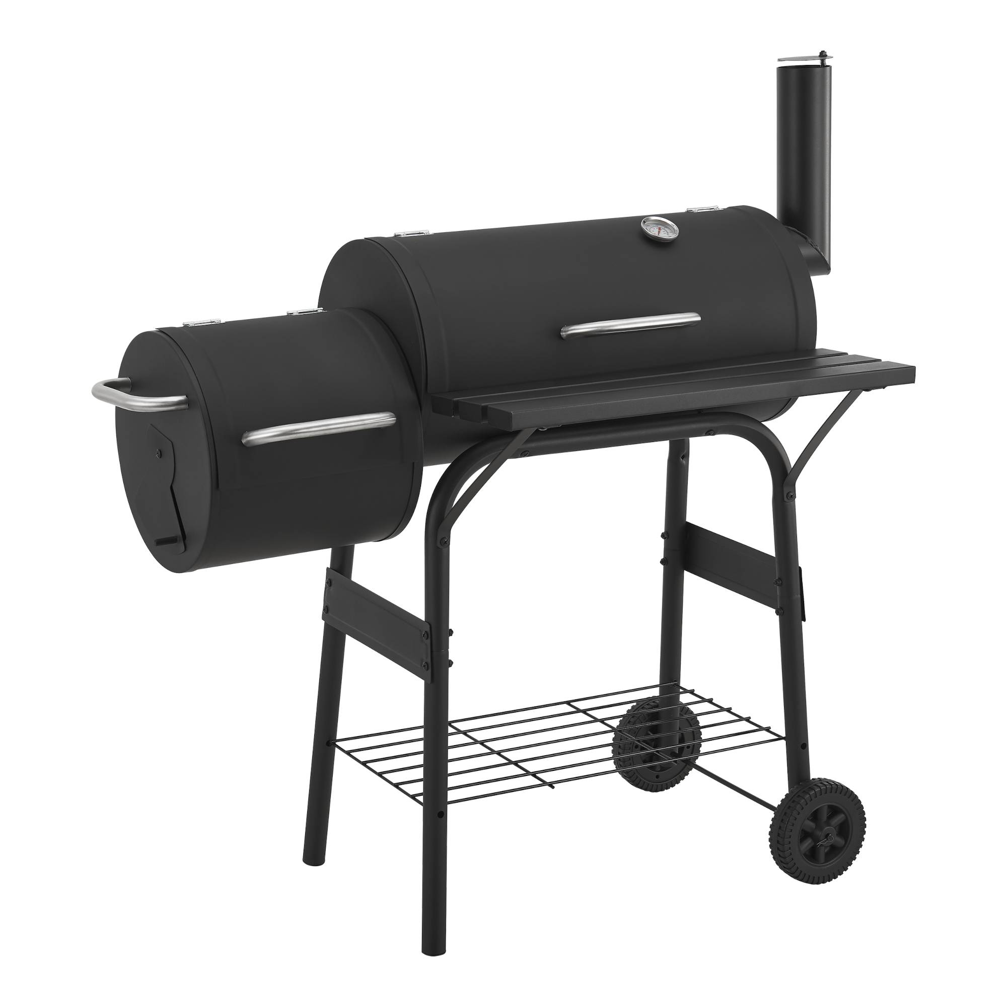 Casa.Pro - Barbecue fumoir Arielli 115 x 110 x 64 cm noir casa.pro - Image 5