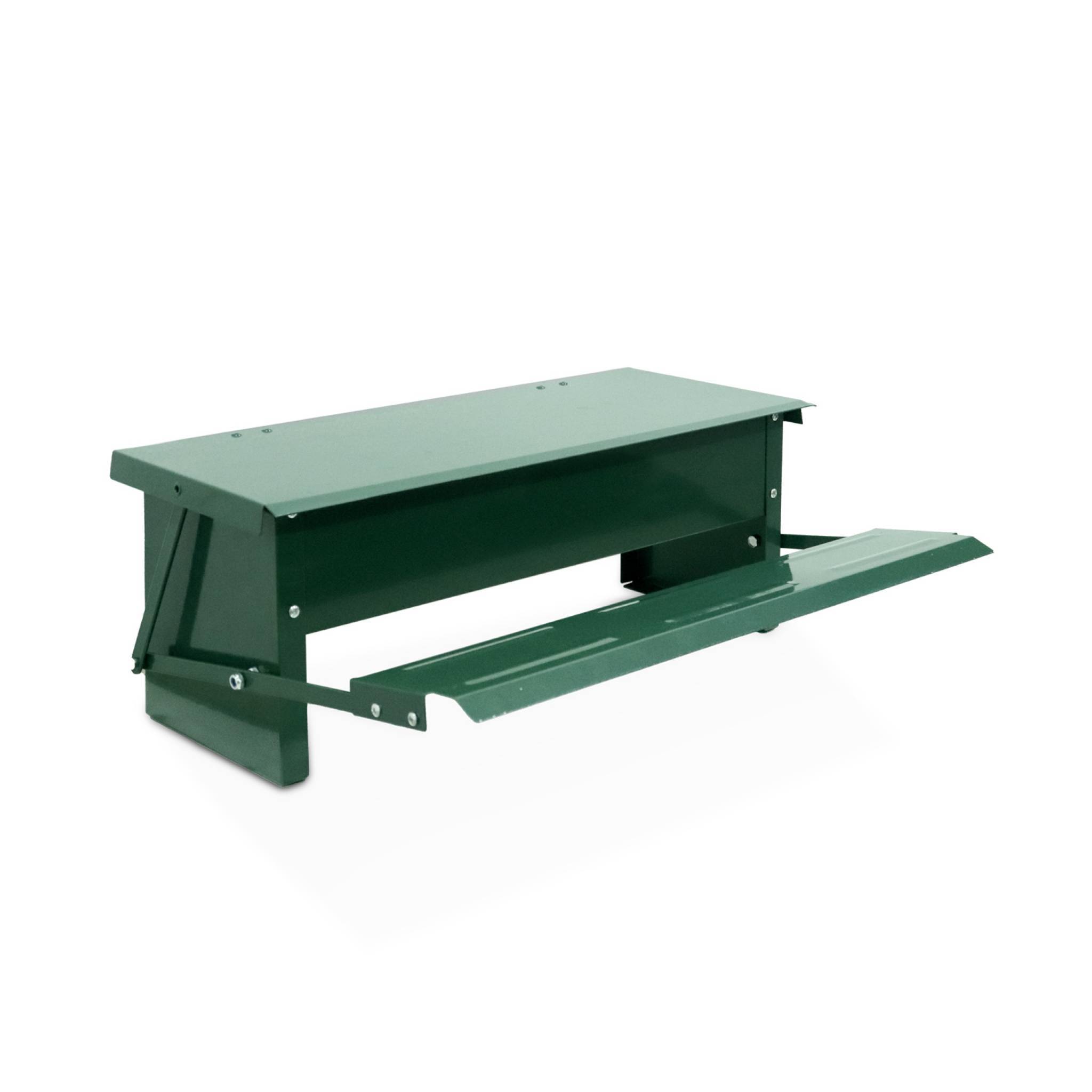 sweeek - Mangeoire automatique pour poules - distributeur à pédale - capacité de 5kg - acier galvanisé | sweeek - Image 2