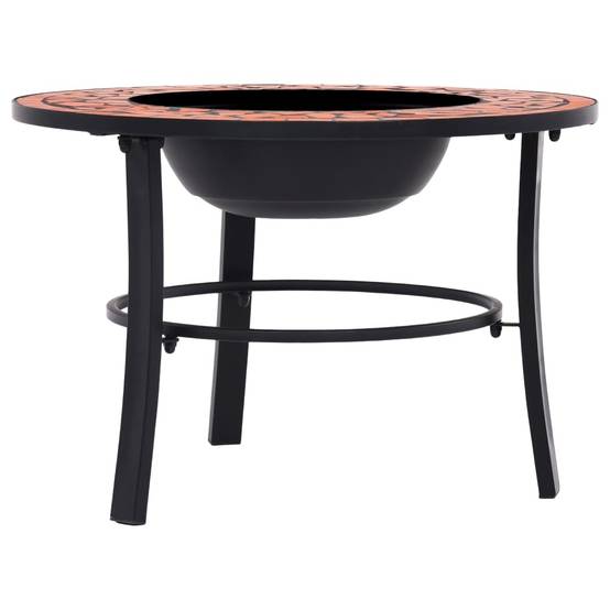 ComfortXL - Braséro Foyer Mosaïque en Céramique pour Jardin Terrasse Terre Cuite 68 cm – ComfortXL Outdoor Living - Image 3